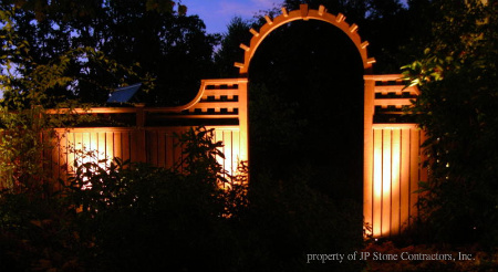 Accent Lighting Fence